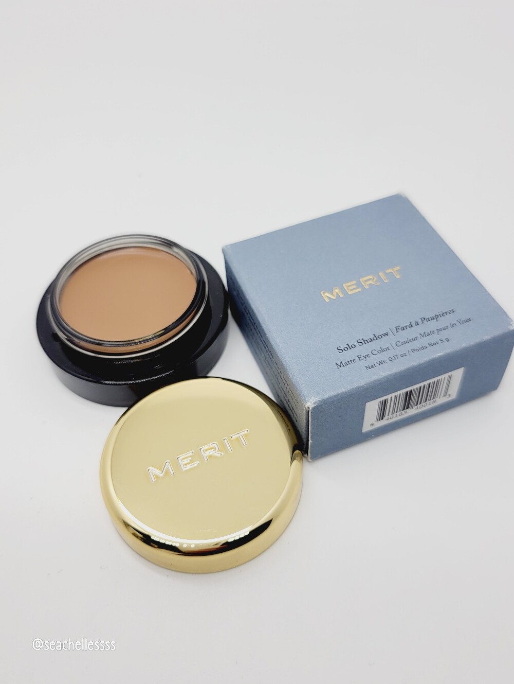 Vachetta Merit Solo Shadow Cream Eyeshadow Warm Beige Brand New In Box Full Size